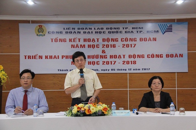 Đoàn chủ tọa điều hành hội nghị