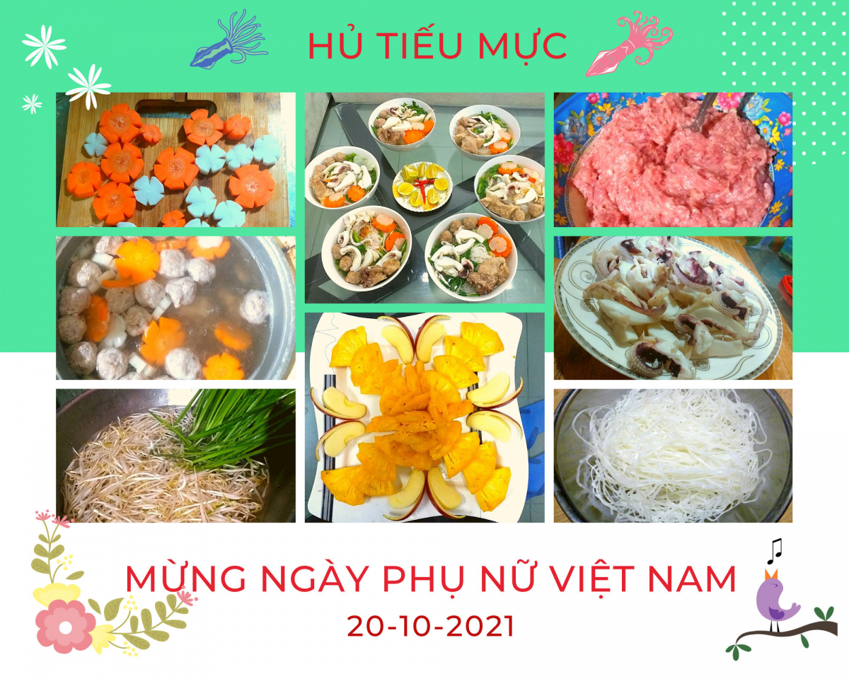Công đoàn khu Công nghệ phần mềm tổ chức thi nấu ăn online chào mừng ngày 20/10/2021