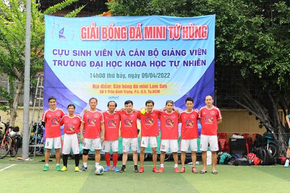 Giải bóng đá cán bộ - Giảng viên và Cựu sinh viên trường đại học Khoa học Tự nhiên năm 2022