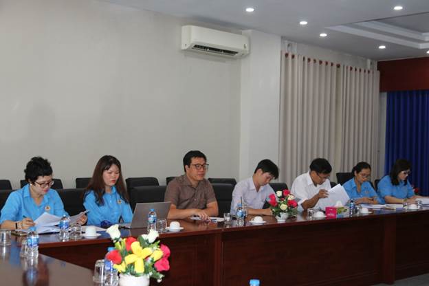 Các đại biểu tham gia Hội nghị Ban Chấp hành Công đoàn ĐHQG-HCM