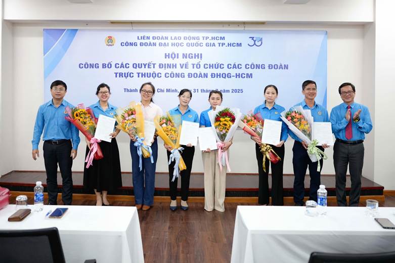 Các đơn vị nhận quyết định tại Hội nghị