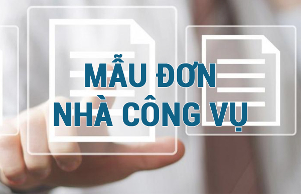 Mẫu đơn Nhà công vụ Mẫu đơn Nhà công vụ